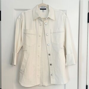 Derek Lam Cream Denim Jacket